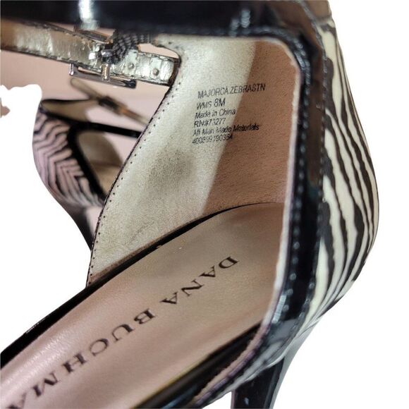 Dana Buchman Majorca Zebrasin Heels (Size 8M) - Picture 7 of 10